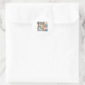Lehrerin Art Lehrerin Runder Aufkleber (Tasche)