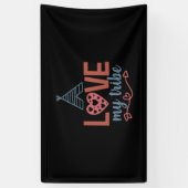 Lehrerin Art Liebe Banner (Vertikal)