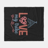 Lehrerin Art Liebe Fleecedecke (Vorderseite (Horizontal))