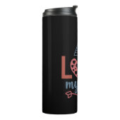 Lehrerin Art Liebe Thermosbecher (Nach links gedreht)