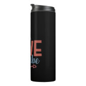 Lehrerin Art Liebe Thermosbecher (Nach rechts gedreht)