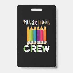Lehrerin Art Preschool Crew Lehrerin Ausweis