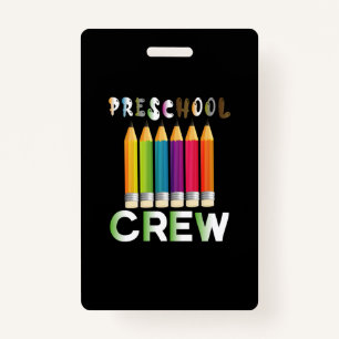 Lehrerin Art Preschool Crew Lehrerin Ausweis