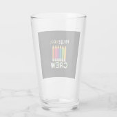 Lehrerin Art Preschool Crew Lehrerin Glas (Rückseite)