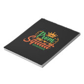 Lehrerin Art Prom Squad Notizblock (Rotiert)