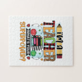 Lehrerin Art stolz auf einen Lehrer Puzzle (Horizontal)