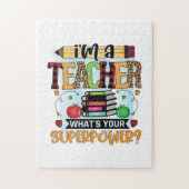 Lehrerin Art stolz auf einen Lehrer Puzzle (Vertikal)