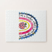 Lehrerin Art stolz darauf, Lehrerin zu sein Puzzle (Horizontal)