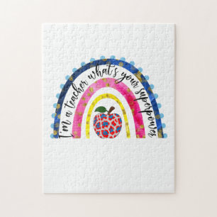 Lehrerin Art stolz darauf, Lehrerin zu sein Puzzle