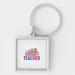 Lehrerin Art Yall Gonna Lehrerin lernen Schlüsselanhänger