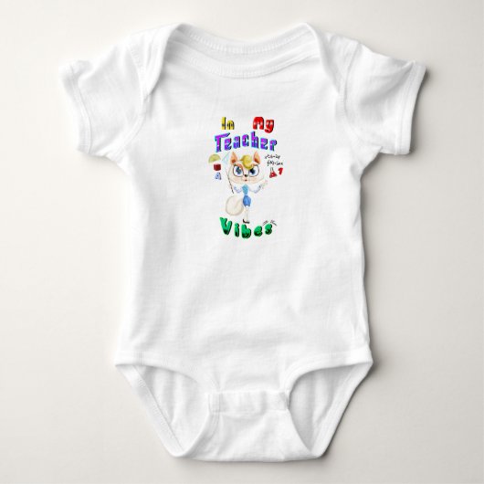 Lehrerin Baby Strampler (Vorderseite)