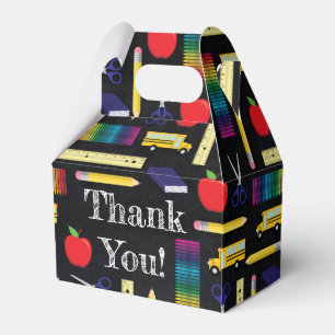 Lehrerin Bildung Chalkboard Abschluss Gable Geschenkschachtel