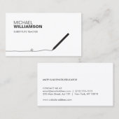 Lehrerin, Bildungssozialkarte Visitenkarte (Vorne/Hinten)