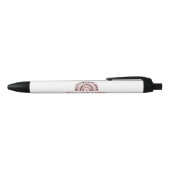 Lehrerin Boho Rainbow Leopard Print Kugelschreiber (Oberseite)