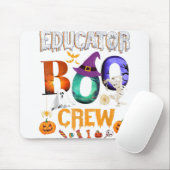 Lehrerin Boo Crew Lehrerin Student Funny Halloween Mousepad (Mit Mouse)