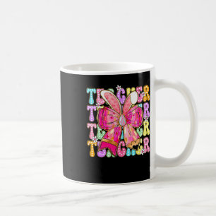 Lehrerin Bunny Coquette Bow Pencil Bunny Ostertag Kaffeetasse