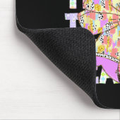 Lehrerin Bunny Coquette Bow Pencil Bunny Ostertag Mousepad (Ecke)