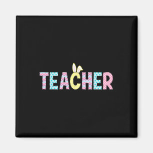 Lehrerin Bunny Ostertag Niedliche Eierschule Fraue Magnet