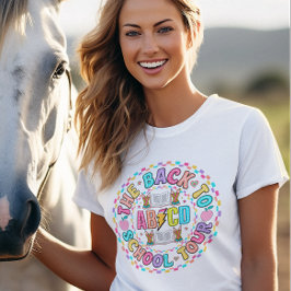 Lehrerin bunt Retro-Zitat T - Shirt