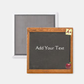 Lehrerin Chalkboard Magnet (Vorderseite/Rückseite)