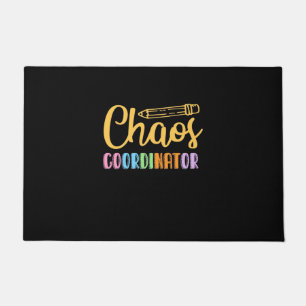 Lehrerin Chaos-Koordinator Fußmatte