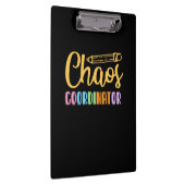 Lehrerin Chaos-Koordinator Klemmbrett (Rechts)