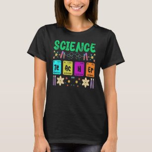 Lehrerin Chemist Physiker Vintag Periodic T-Shirt