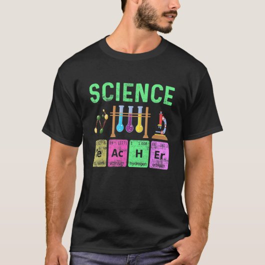 Lehrerin Chemist Physikerin Vintag T-Shirt (Vorderseite)
