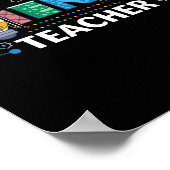 Lehrerin CHEMISTISCHE Physikerin Poster (Ecke)