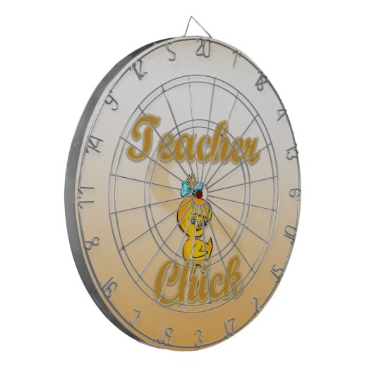 Lehrerin Chick Dartscheibe (Vorderseite Links)