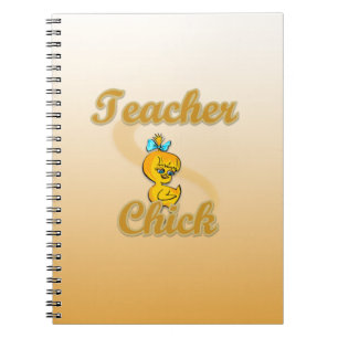 Lehrerin Chick Notizblock