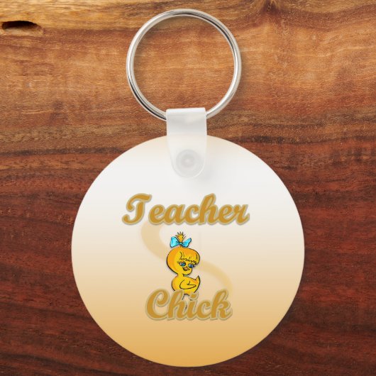 Lehrerin Chick Schlüsselanhänger (Vorderseite)