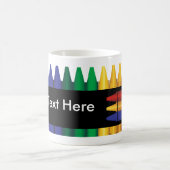 Lehrerin Crayon Design Custom Tasse 2 (Mittel)