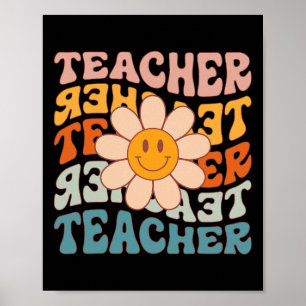 Lehrerin Daisy Colorful - Grundschullehrerin Poster