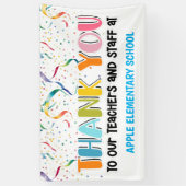 Lehrerin danke Ihnen Banner (Vertikal)