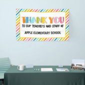 Lehrerin danke Ihnen Banner (Messeveranstaltung)