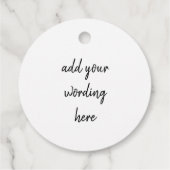 Lehrerin danke Ihnen, dass Sie mich in den Regenbo Geschenkanhänger (Rückseite)