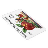 Lehrerin danke Ihnen Magnet (Rechte Seite)