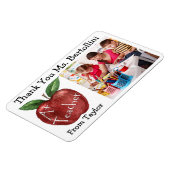 Lehrerin danke Ihnen Magnet (Linke Seite)