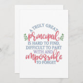 Lehrerin Dankeskarte (Vorne/Hinten)