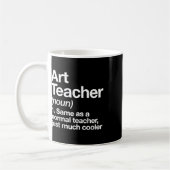 Lehrerin definiert "Funny Back to School First Day Kaffeetasse (Links)
