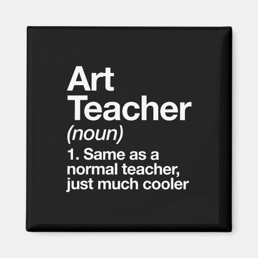 Lehrerin definiert "Funny Back to School First Day Magnet (Vorne)