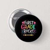 Lehrerin der 1. Klasse Button (Vorne & Hinten)