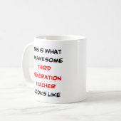 Lehrerin der dritten Generation, phantastisch Kaffeetasse (Vorderseite Links)