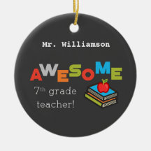 Lehrerin der siebten Klasse Vielen Dank Phantastis