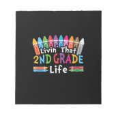 Lehrerin der zweiten Klasse, die dieses 2. Lebensj Notizblock (Vorderseite)