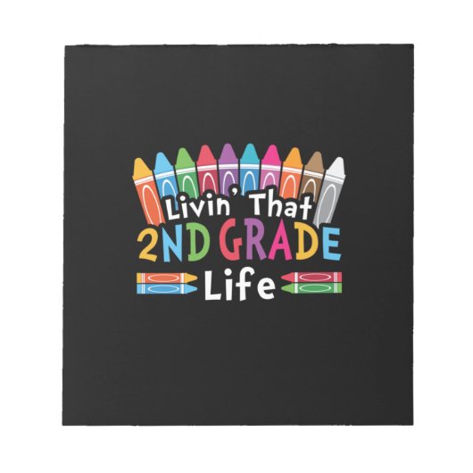 Lehrerin der zweiten Klasse, die dieses 2. Lebensj Notizblock (Vorderseite)