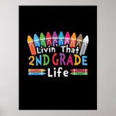 Lehrerin der zweiten Klasse, die dieses 2. Lebensj Poster (Vorne)