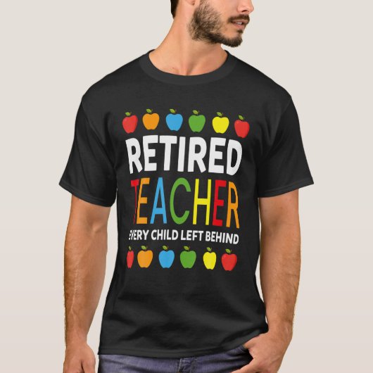 Lehrerin, die alle Kinder Links, hinter dem Funny  T-Shirt (Vorderseite)