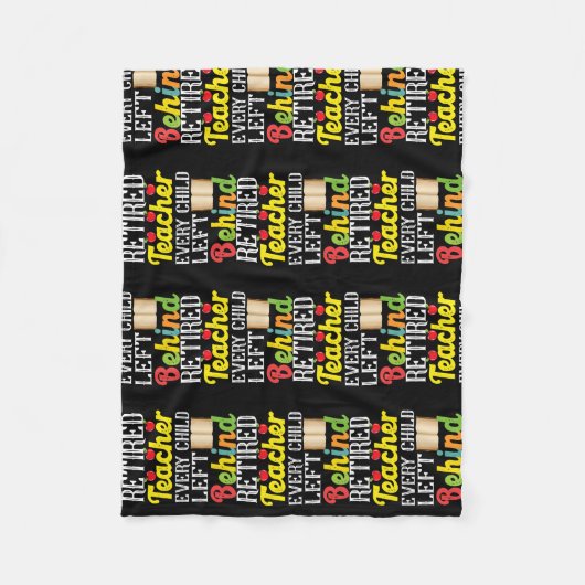 Lehrerin, die alle Kinder Links, hinter der Sonne Fleecedecke (Vorderseite)